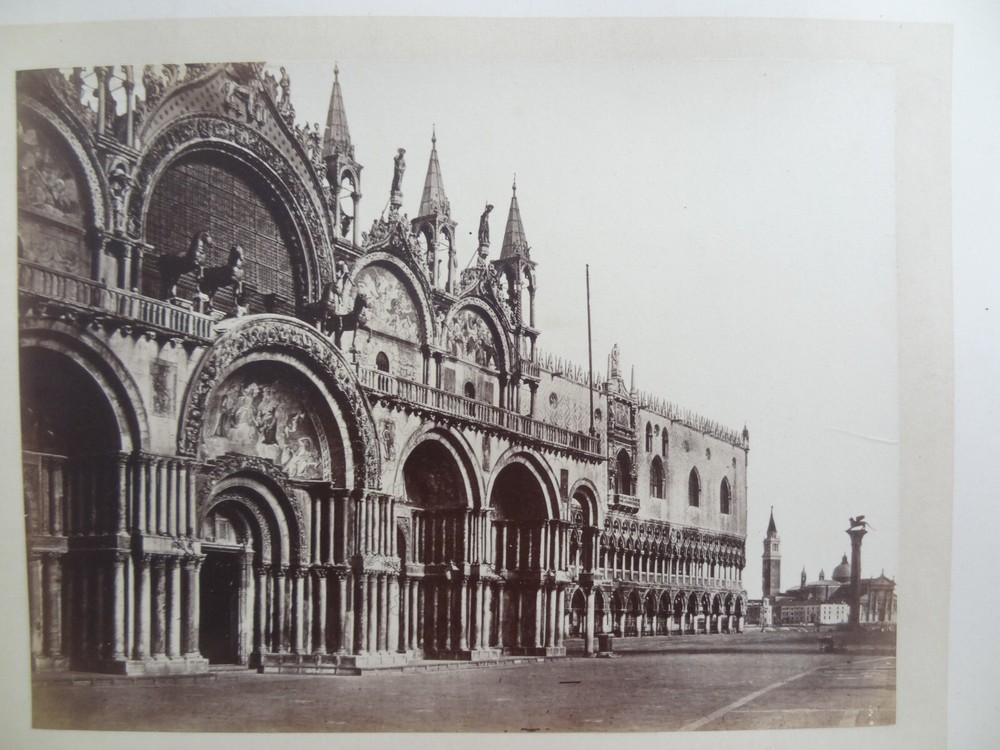Paolo salviati, Doge’s Palace ST Mark’s Sq venice  1870-80 albumen print , fine 