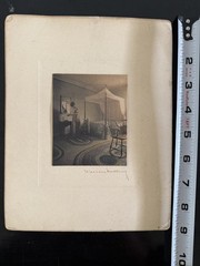 Antique Wallace Nutting Hand Colored Photo set c:1920 + Cherry Blossoms DC pic