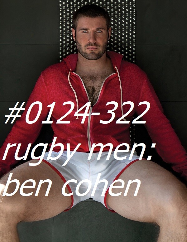 MALE PORTRAIT #0124-322 -athletes series -rugby men -ben cohen – free ship in us