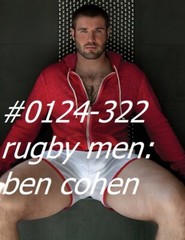 MALE PORTRAIT #0124-322 -athletes series -rugby men -ben cohen – free ship in us