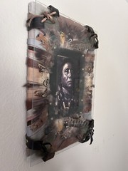 Apsaroke, Coups Well Known. Southwestern Style Frame Vintage Handmade