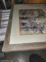 Original 1985 Cypress Swamp Watercolor Painting – Framed Southern Folk Art