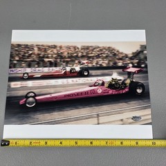 Vintage NHRA Drag Racing Photo Pioneer Top Fuel Dragster Shirley Muldowney