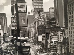 HENRI SILBERMAN ,’TIMES SQUARE AFTERNOON’, AUTHENTIC 2003 ART PHOTO PRINT