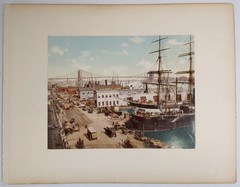 Photo: New York City – South Street and Brooklyn Bridge / The Naval Arch. Detroit