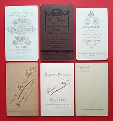 6 x CdV military photo Saxony Zittau Leipzig Bautzen soldiers portraits (f16609