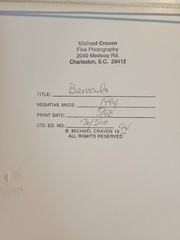 Michael Craven Fine Photography «Broccula» 1994 Signed Framed 70/300 Print 1998