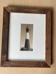 Tybee Island Lighthouse Photograph Original SIGNED Framed Picture