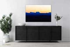 Southwestern Minimalist Landscape Photography – Valley of the Gods Utah at Dusk