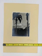 Hugo Brehme Photo Pico De Orizaba Mexico Black & White Fine Art Hand Signed