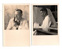 Mixed Lot 1930s 8 Engineering Photos: Laboratory, Equipment, Engineers, Apparatus, Industry