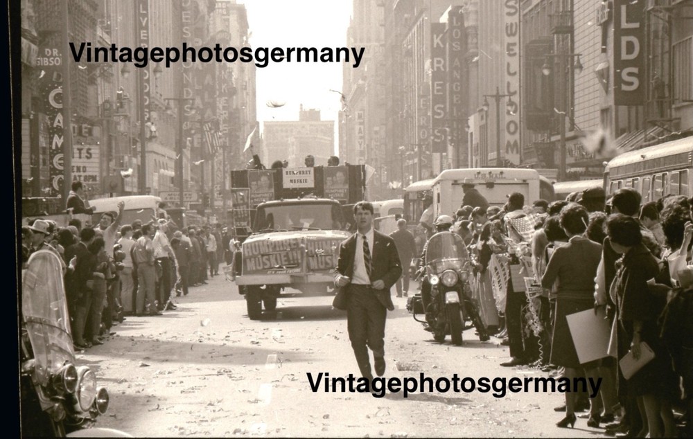 Z5966 Negative from 1968 Hubert Humphrey + Edmund Muskie Presidential Campaign