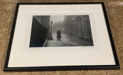 SIGNED ORIGINAL Johnny Donnels «Morning Meditation” Framed Matted