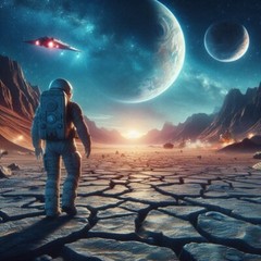 Digital Image Picture Photo Wallpaper Background AI Art Astronaut Space Stars 3
