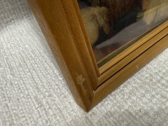 Vtg. Lambert Photo Frame- W/Calico Kittens Magazine 8 X 10 Photo Art Print