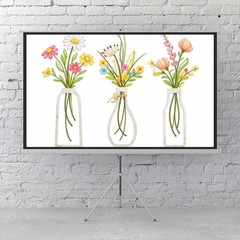 Floral Vase Wall Art Printable | Modern Botanical Decor | Digital Download Print