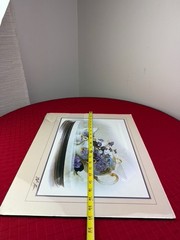 VTG Retro 80s Art 1983 Art Poster Series Art Gore Photograph “Violets”