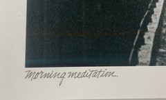 SIGNED ORIGINAL Johnny Donnels «Morning Meditation” Framed Matted