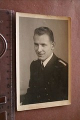Great old photo-portrait of a man in uniform-unknown to me?