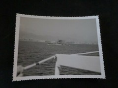 Photo Spain, Departure From Ceuta, Boat, 1960s, Vulcano, 11.5 X 8.7 CM (B)