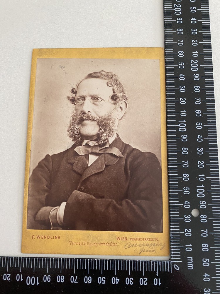 Photo Portrait Vienna – Anton Alexander Count von Auersperg Politician K1.35