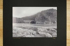 Tom Adams Nature Photography Cape Creek Bridge Oregon B&W Photo Art 11X14