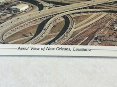 Vintage New Orleans Superdome Laminated Placemat Frameable Excellent Condition