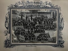 Vintage 1910-1912 German Military Photograph Patriotic Soldiers Commemorated