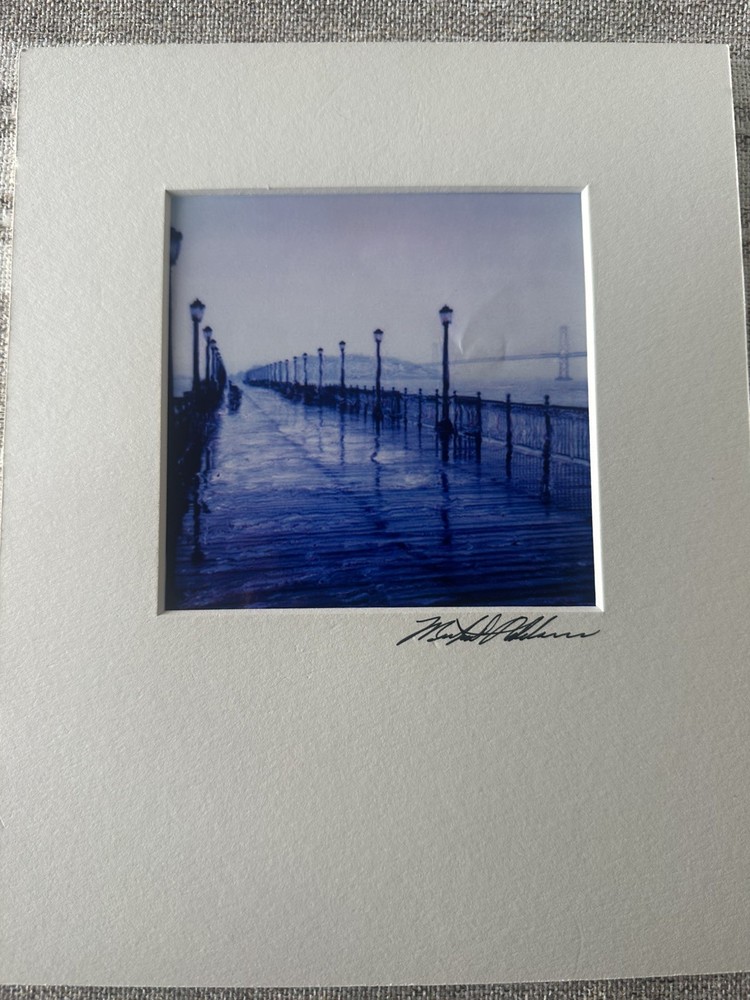 Signed Print Photo By Michael Addario 8×10 Matted In Original Packaging