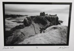 HANDSOME NEIL R. BROWN SIGNED LTD ED (11/275) BLACK WHITE PHOTO DUNNOTTAR CASTLE