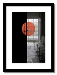 Palm Springs Shadows 12″ x 16″ Fine Art Print Cityscape Urban Concept Art
