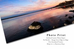 Grand Lake Photography Print: Oklahoma, Landscape, Sunset, Picture, Photo