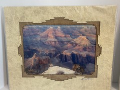 Grand Canyon Big Horn Sheep Powell Point South Rim JAMES THOMSON Signed Photo