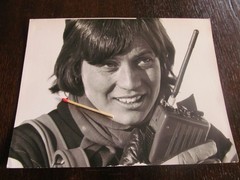 Rosi Mittermaier Skis Alpine Large Original Photo
