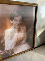 Haunted Portrait Lenticular Picture Victorian Widow Lady Vampire – Halloween