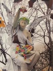 «Angel With Rosebuds» Original Hand-Colored Photography by Garry Seidel