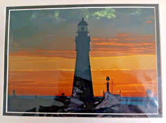 Photograph of Buffalo Lighthouse – TOTAL SIZE11″X14″, PHOTO SIZE 8″X11″ SIGNED