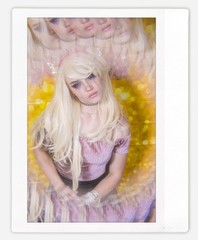 Art pinup bunny model Cheyanne Instax Wide Instant Film Print Fujifilm