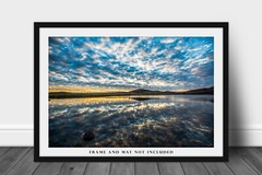 Wichita Mountains Photography Print – Picture of Sky Reflection in Oklahoma