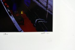 13″ Limited Edition Photo Bill Bibb American Artist Venetian Canal Gondola Italy