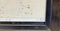 Mark Person Original Photograph Entitled Reflections in Boston Frame-Wood/Glass