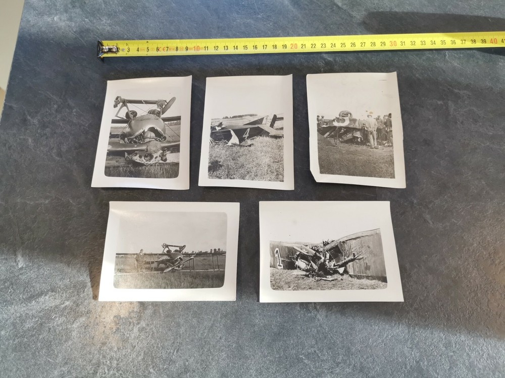 Original Photos Aviation Accidents Circa 1920-1930 Period Photos