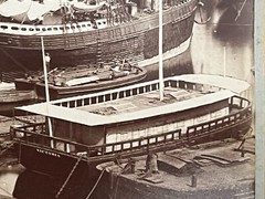 2 Album Photo Giacomo Brogi Circa 1870 Port Naples Napoli Italy 25x19cm (11+12)