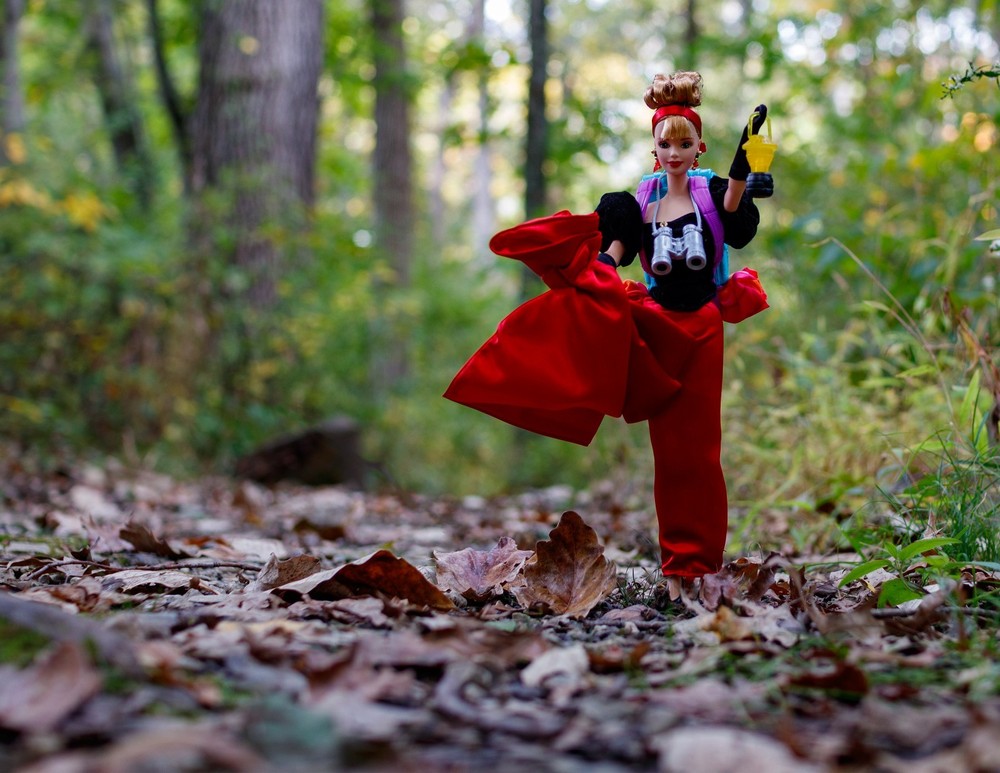 Winter Splendor Barbie Goes Hiking in Gettysburg 2 Photograph