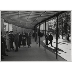 Vtg. 1950s German Artist Photograph Carl Breuer-Courth Bad Mergentheim Kurpark
