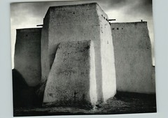 1937 1963 Ansel Adams Ranchos de Taos New Mexico Art Photo 11X14
