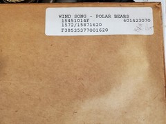 Thomas D. Mangelsen WIND SONG Polar Bears Hudson Bay Photograph 10″x14″ 716/1200