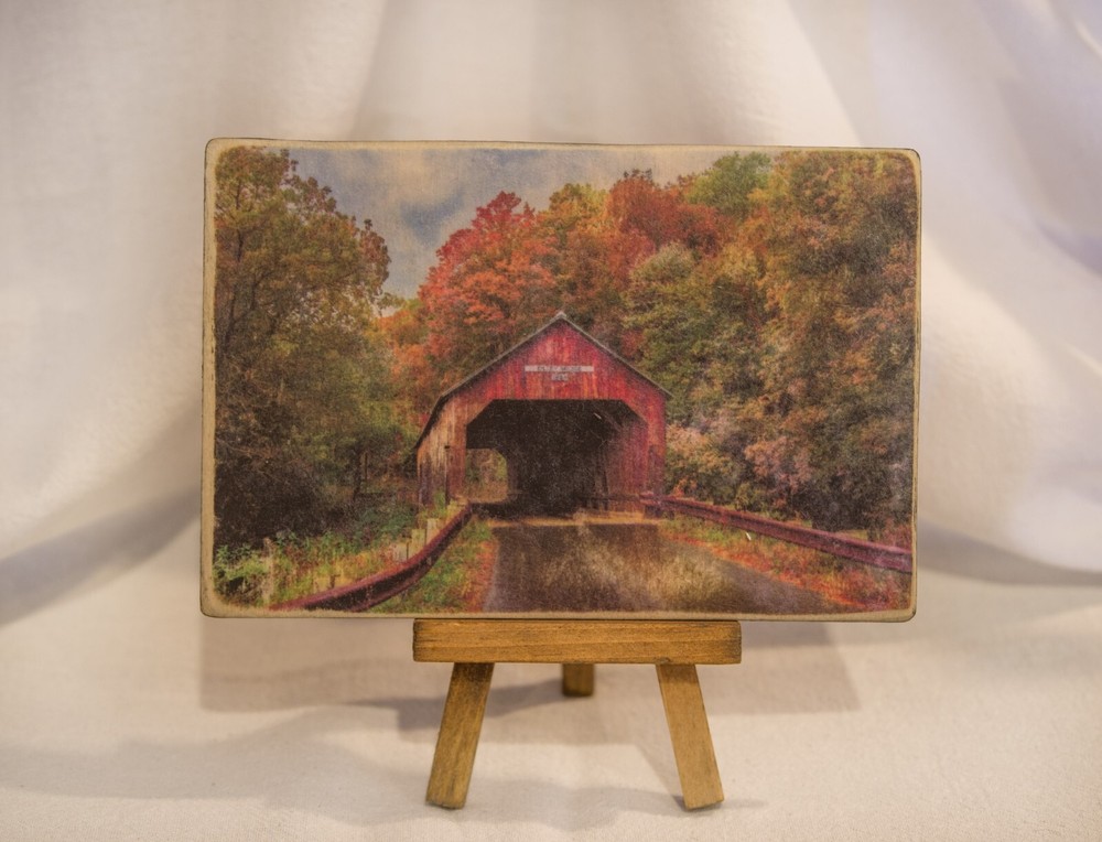 Scenic Vermont Photos on Wood