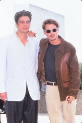 Dia Johnny Depp and Benicio Del Toro 1998 KB Format Photographer P8-5-2-4