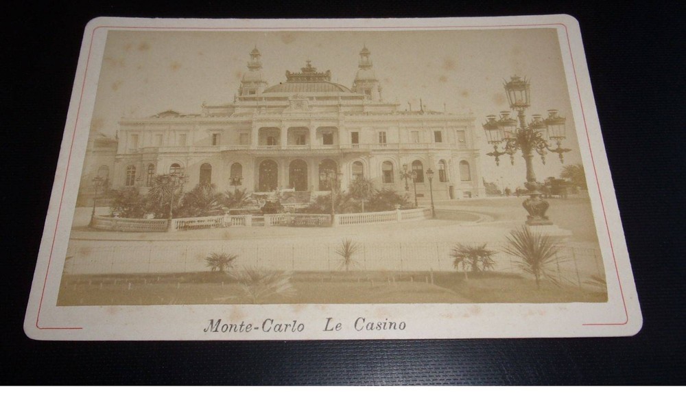 Photography On Cardboard. 2MOI10401.1900 Around Monaco. Monte Carlo The Casino